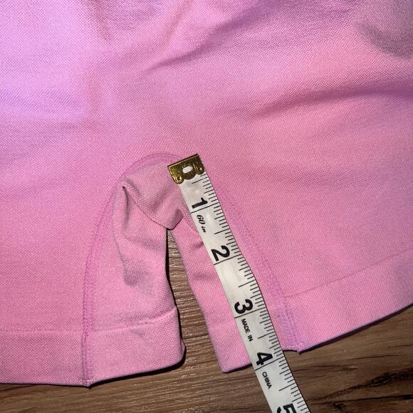 Pink Seamless Scrunch Bum Workout Gym Shorts Ribbed Size Large - Picture 6 of 6